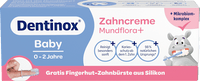 Dentinox Baby Mundflora+ Tandpasta met vingertandenborstel, 0-2 jaar, 30 ml