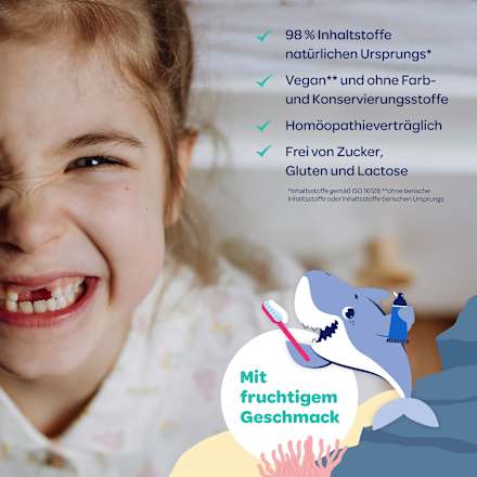 Tandpasta Kids Mundflora+, 2-6 jaar, 75 ml