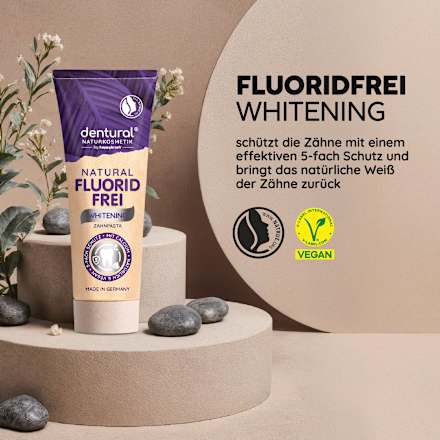 Zahnpasta Natural fluoridfrei Whitening, 75 ml