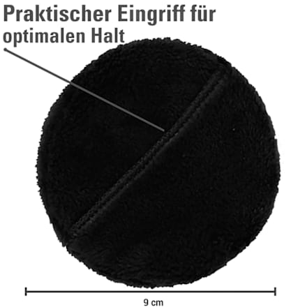 Make-up Eraser Pad Zwart, 2 stuks