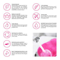 MakeUp Eraser Cloth Roze, 1 st