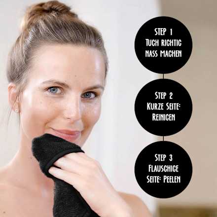 MakeUp Eraser Cloth Zwart, 1 st