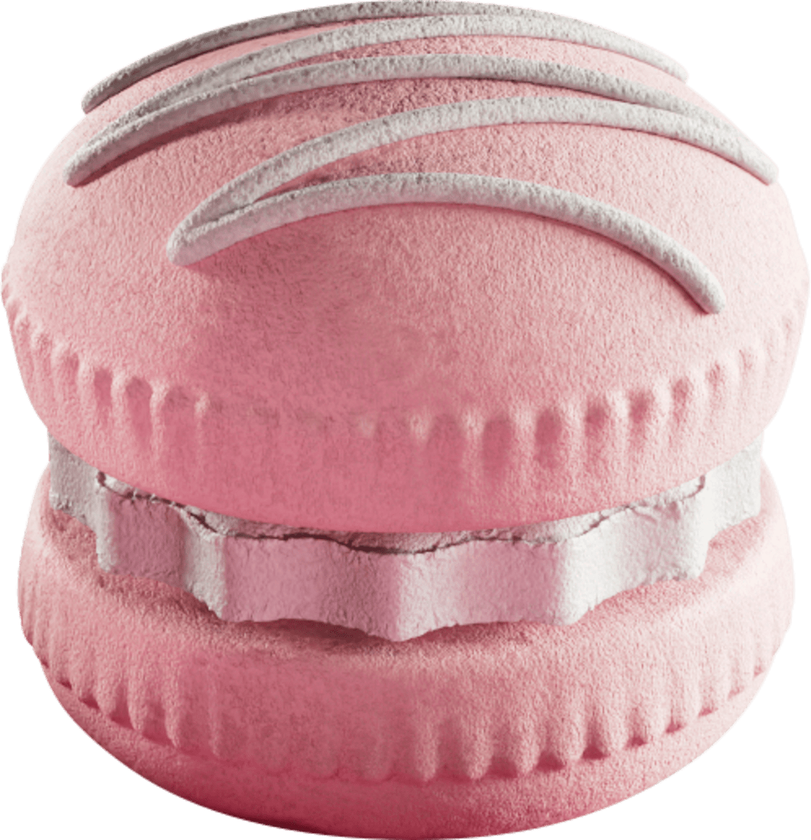 Badebombe Macaron Raspberry Vanilla, 100 g