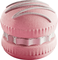 Badebombe Macaron Raspberry Vanilla, 100 g