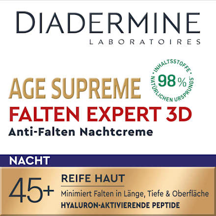 Anti Falten Nachtcreme Age Supreme Falten Expert 3D, 50 ml
