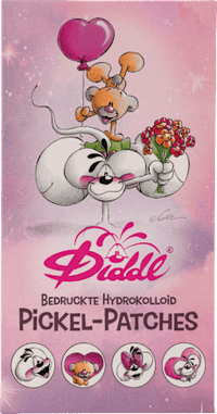 Anti Pickel Patches Diddl bedruckt Hydrokolloid, 28 St