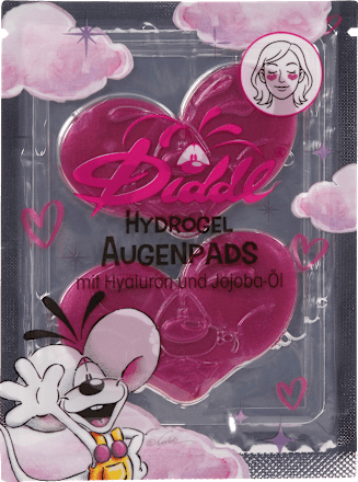 Augenpads Diddl Hydrogel Hyaluron & Jojobaöl (1 Paar), 2 St