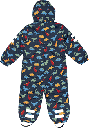 Schneeanzug mit Dino-Muster, blau, Gr. 86/92, 1 St