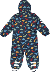 Schneeanzug mit Dino-Muster, blau, Gr. 86/92, 1 St