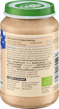 Abendbrei Milch 3-Korn ab dem 6. Monat, 190 g