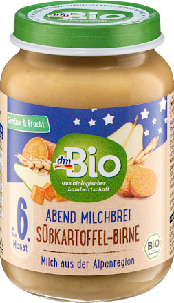 Abendbrei Süßkartoffel - Birne ab dem 6. Monat, 190 g
