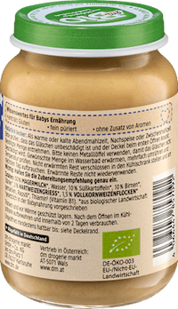 Abendbrei Süßkartoffel - Birne ab dem 6. Monat, 190 g