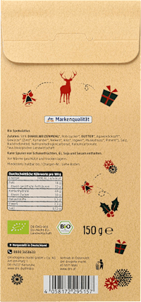 Adventsgebäck, Mini Dinkel Spekulatius mit Zimt & Nelken, 150 g