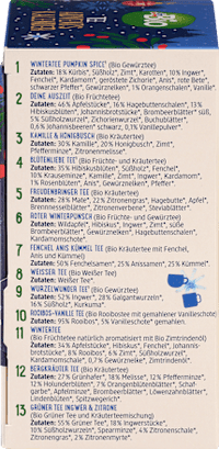 Adventskalender 2025, 24 fijne theesoorten, 1 st.