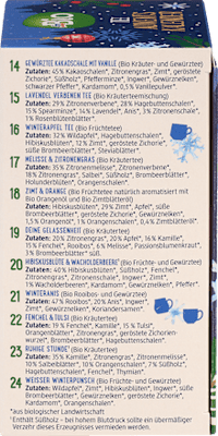 Adventskalender 2025, 24 fijne theesoorten, 1 st.