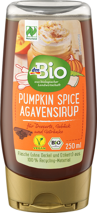 dmBio Agavensirup Pumpkin Spice, vegan, 250 ml