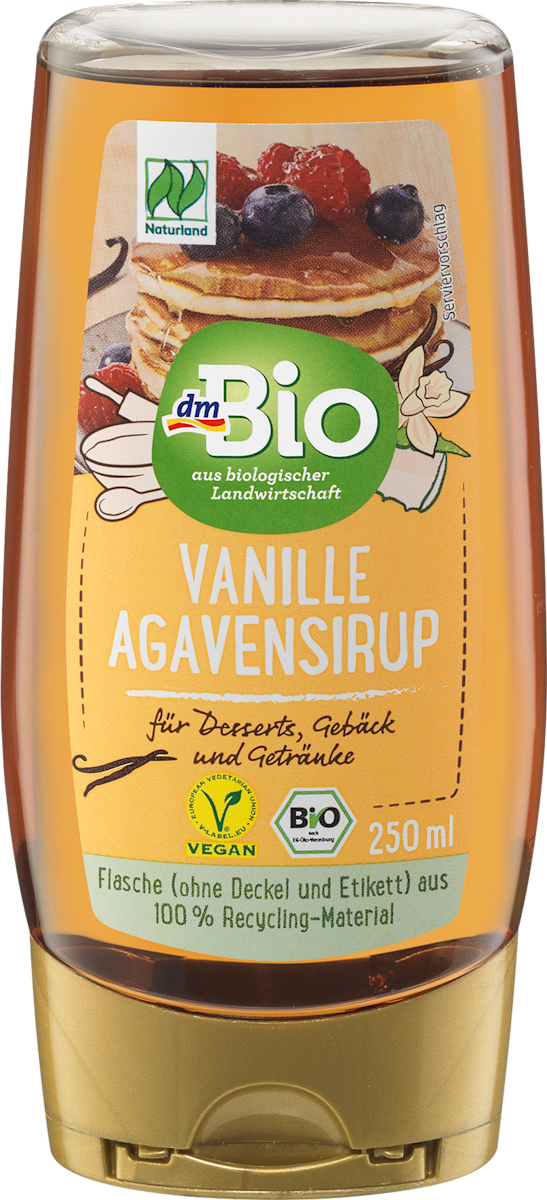 dmBio Agavensirup Vanille, vegan, 250 ml