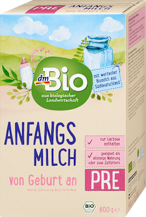 Anfangsmilch Pre von Geburt an, 600 g