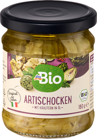 Artischocken, mit Kräutern in Öl, 180 g