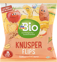 Babysnack Knusper-Flips Süßkartoffel-Apfel, ab dem 8. Monat, 30 g