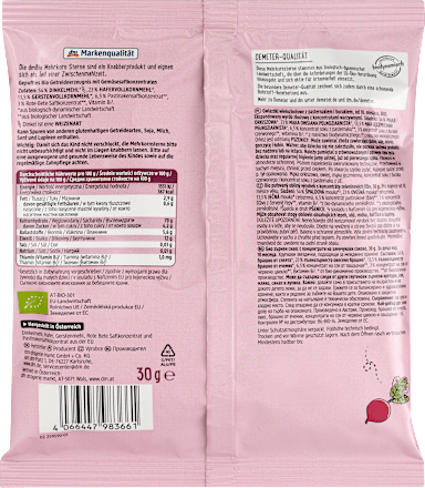 Babysnack Mehrkorn Sterne, ab 10 Monaten, 30 g