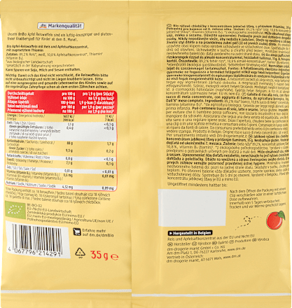 Babysnack Reiswaffeln Apfel, ab dem 8.Monat, 35 g