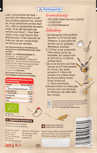 dmBio Backmischung Apfel Zimt Kaiserschmarrn, 140 g