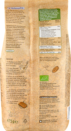 Backmischung Saatenbrot mit Nüssen, 475 g