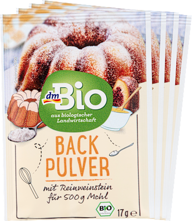 Backpulver mit Reinweinstein (4x17 g), 68 g