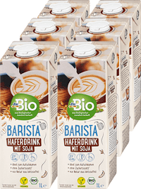 Barista Haferdrink mit Soja 6 x 1 Liter, 6 l