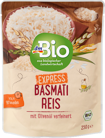 Basmatireis mit Olivenöl verfeinert, Express, 250 g