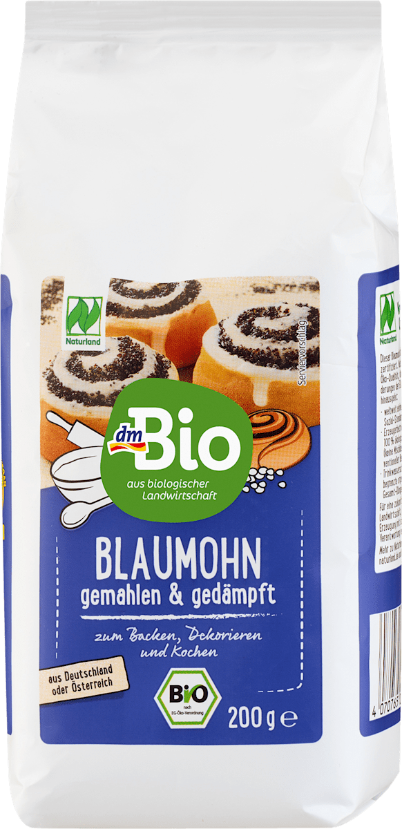 Blaumohn, gemahlen & gedämpft, 200 g