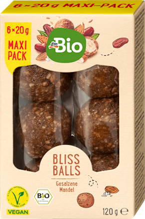 Bliss Balls, gesalzene Mandel, 120 g