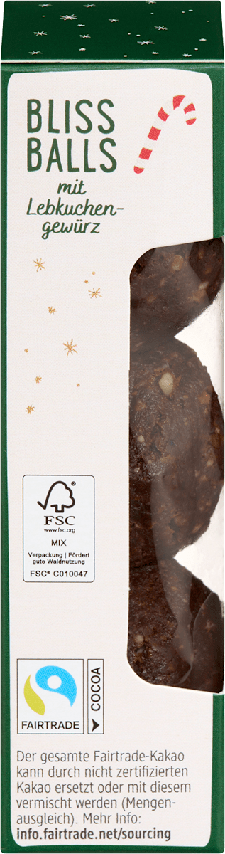 dmBio Bliss Balls, Lebkuchen, 60 g