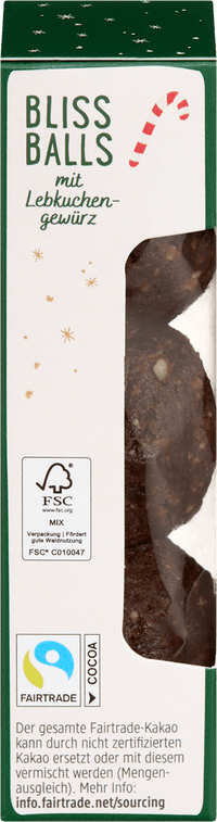 dmBio Bliss Balls, Lebkuchen, 60 g