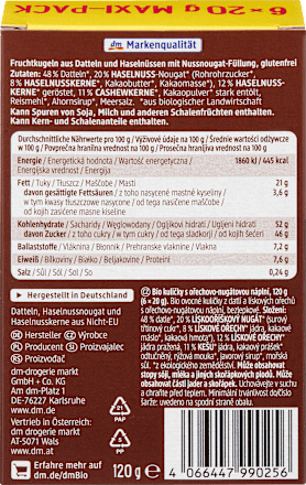 Bliss Balls, Nuss-Nougatfüllung, 120 g