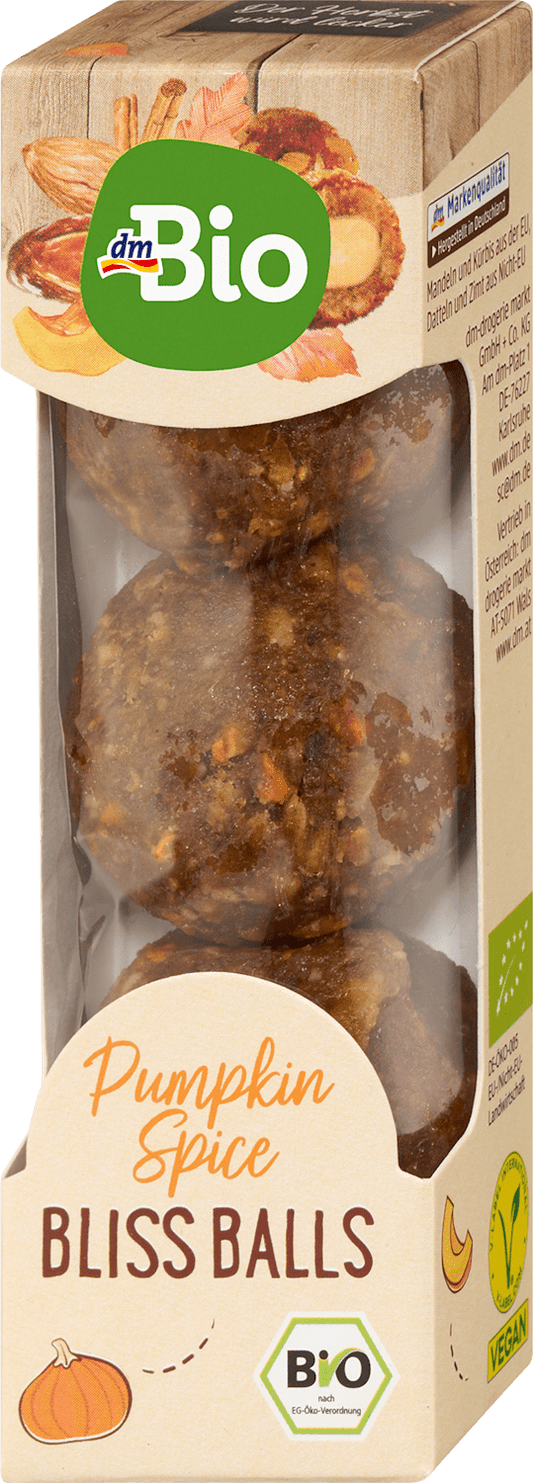 Boules de bonheur dmBio, épices à la citrouille, 60 g