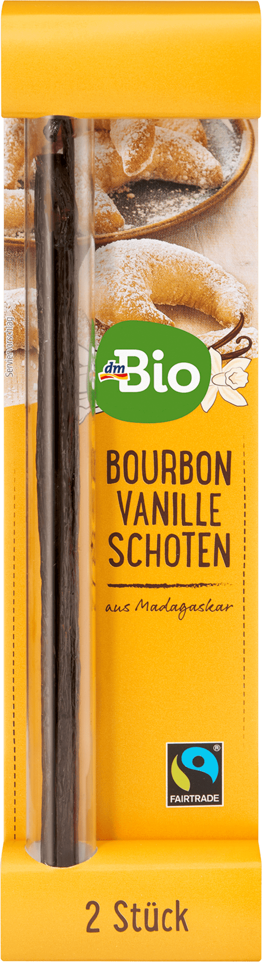 Gousse de vanille Bourbon dmBio, 2 pcs