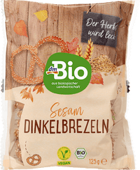Brezeln, Dinkel mit Sesam, 125 g