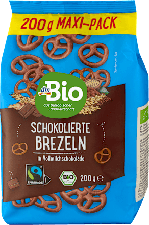Brezeln, schokoliert in Vollmilchschokolade, 200 g