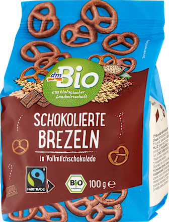 Brezeln, schokoliert in Vollmilchschokolade, 100 g