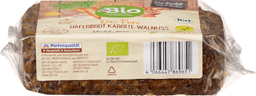 Brot, Das Pure Hafer mit Karotten & Walnüssen, 300 g