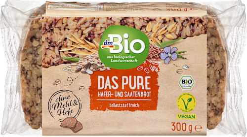Brood, pure haver &amp; zaden, 300 g