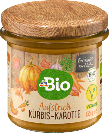 Brotaufstrich, Kürbis Karotte, 135 g