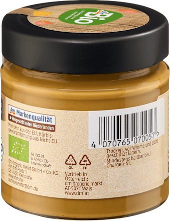 dmBio Brotaufstrich, Mandelcreme Pumpkin Spice, 200 g