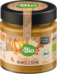 dmBio Brotaufstrich, Mandelcreme Pumpkin Spice, 200 g