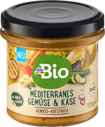 Brotaufstrich, Mediterranes Gemüse & Käse, 135 g