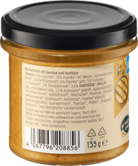 Brotaufstrich, Mediterranes Gemüse & Käse, 135 g