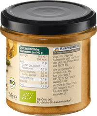 Brotaufstrich, Mediterranes Gemüse & Käse, 135 g