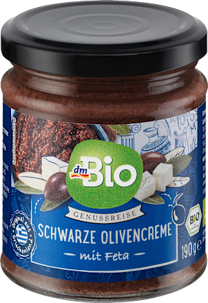 Brotaufstrich, Schwarze Olivencreme mit Feta, 190 g